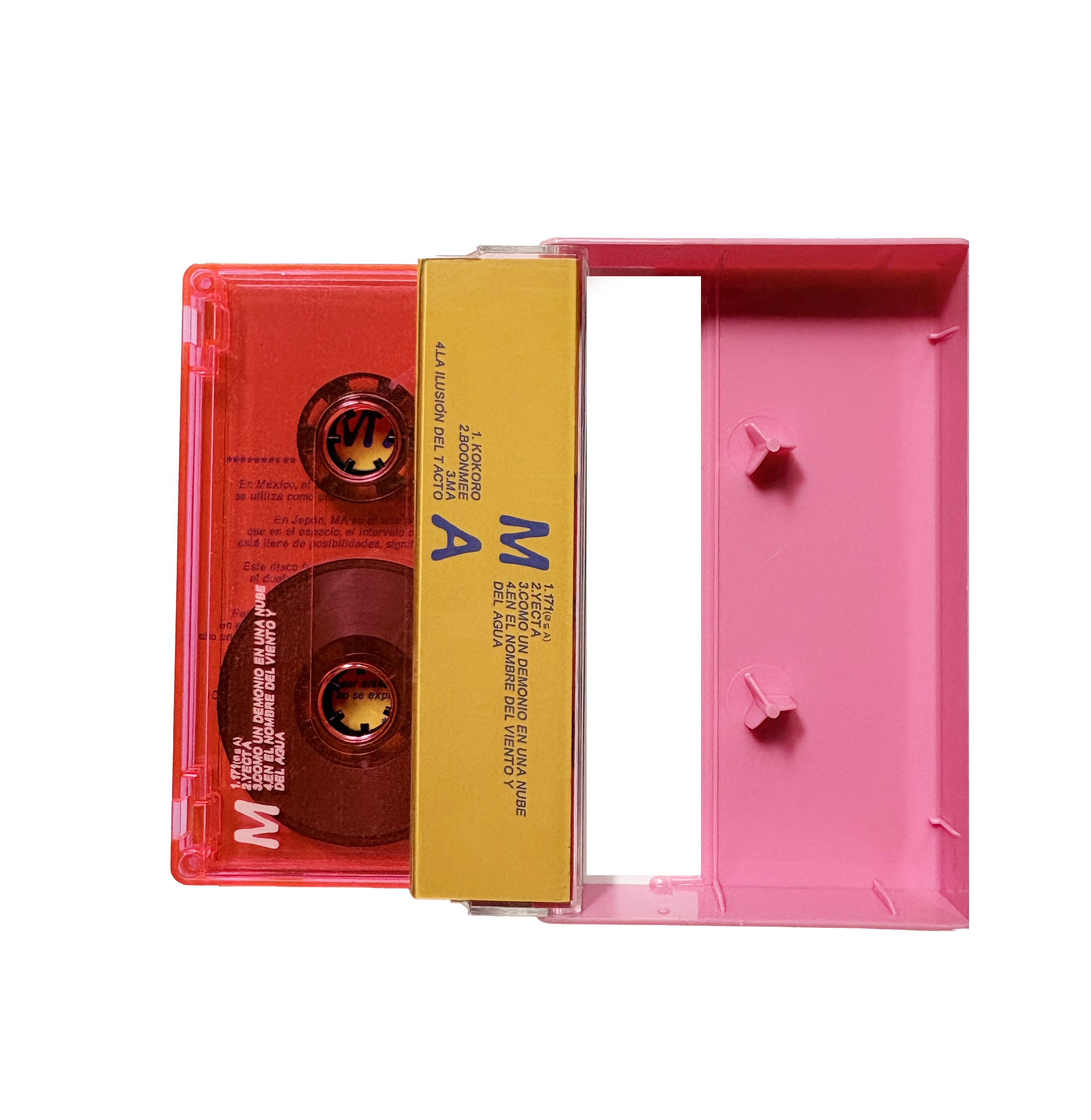 CASSETTE MA - Rosa Translúcido
