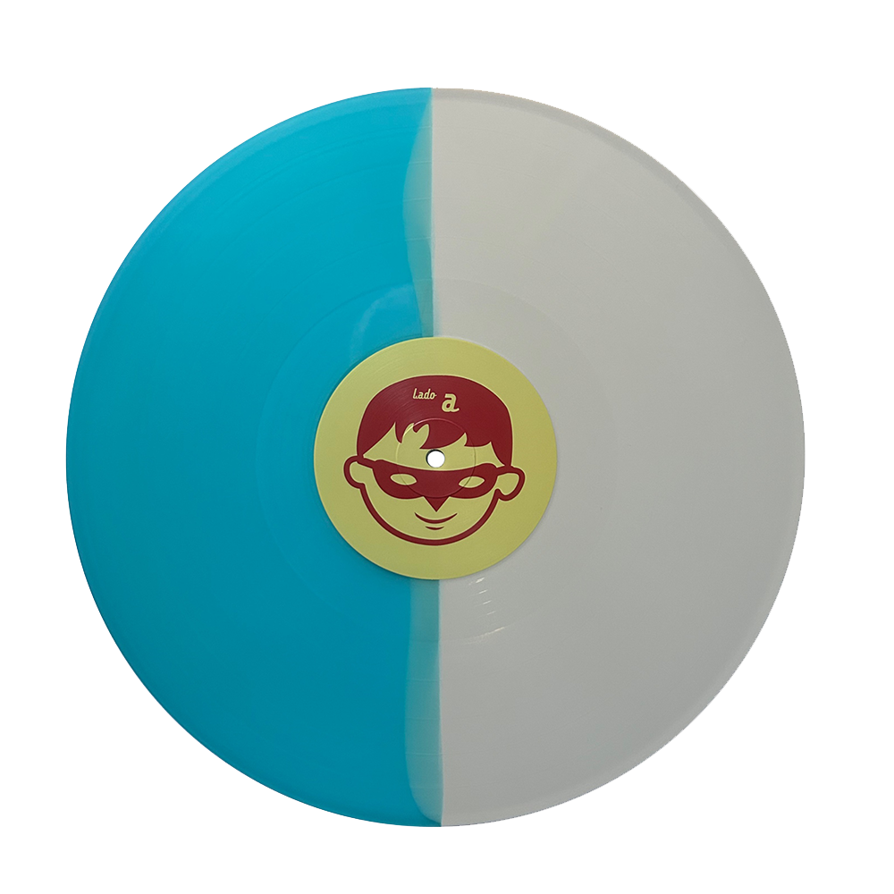 VINILO 12” LA ÚLTIMA NOCHE DEL MUNDO bicolor (azul y blanco), AUSTIN TV