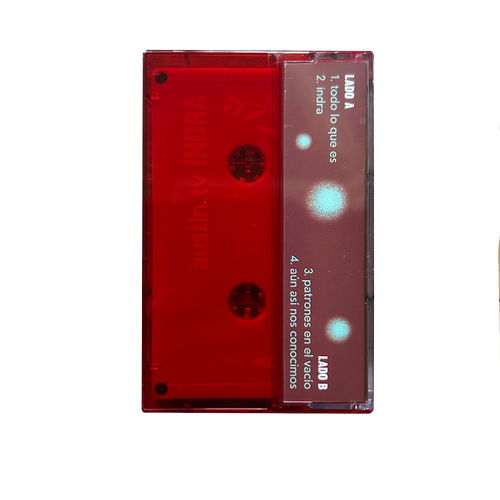 CASSETTE INDRA, AUSTIN TV Rojo